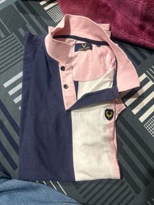 Allen Solly Stylish Color Block Polo Shirt