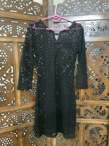 black dress