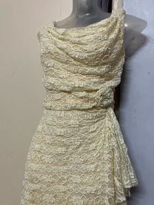 Pintrest Elegant Lace Mini Dress