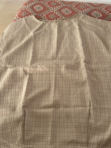 Vintage Plaid Sleeve top