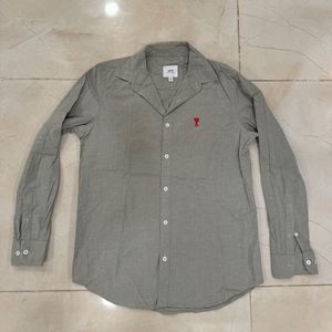 AMI Paris Shirt, grey/greenish,