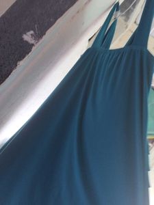 Elegant Teal Party Dress