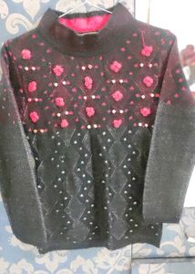 Stylish Woollen Girls Sweatshirt For Winters