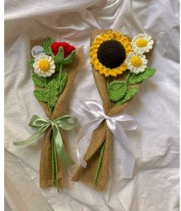 Crochet Flower Bouquet Set