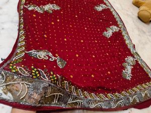 Beautiful 😍 Red ♥️ Work Saree