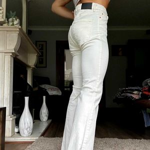 White Flare Jeans