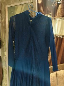 A Beautiful Navy Blue Colour Gown