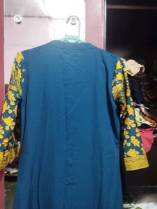 Stylish Blue Printed Kurta