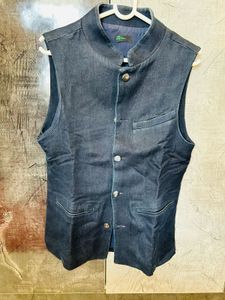 Stylish Denim Nehru Jacket