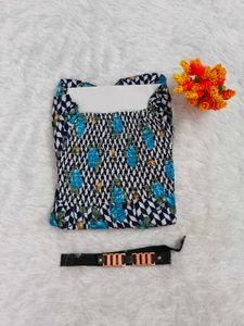 Floral Print Top with belt ,each 299 only