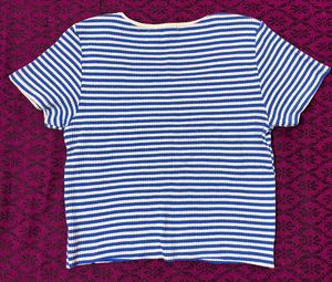 simple lined crop top small