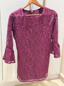 Elegant  purple top