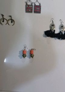 German Silver & Oxidised Earings