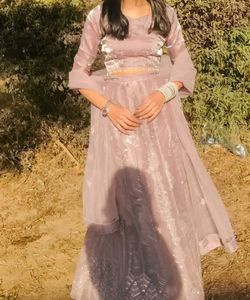 Lavender Colored Lehnga Set.