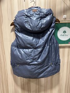 Jeep Duckdown Sleeveless Hooded Puffer Jacket