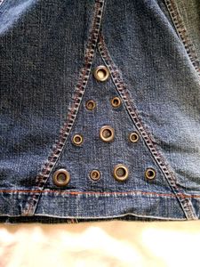 Y2k Zip Denim Jacket