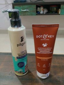 (Sealed)Pilgrim Shampoo And Dot N Key Conditioner