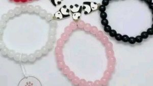 6 pic.  🤗Cute Panda  Beaded Bracelets 🤩