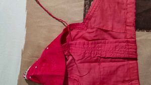 Heavy Beautiful Stone Work Sari With Blouse