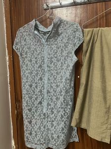 Kurta Top With Palazzo Set