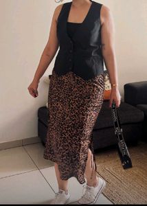 Leopard Print Skirt