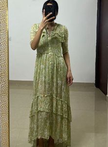 Hanky Hem Maxi Dress