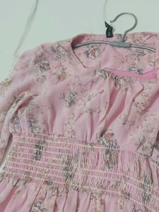 Floral Print A line Dress For Women