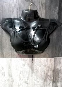 Very Cute Bow Style Frill Sleeves Bra