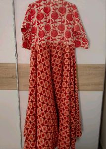 Flared cotton kurta.