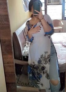 Floral Print Kurta Set