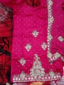 Heavy Embroidered Kurta Salwar With Dupatta