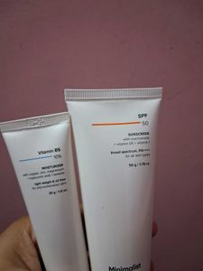 Minimalist Sunscreen &amp; Moisturizer Duo