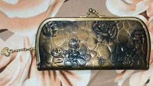 Vintage Floral Kisslock Pouch