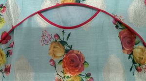Floral Chanderi Kurti