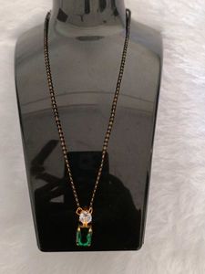 Emerald Mangalsutra Necklace