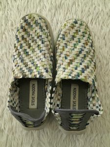 Steve Madden Woven Slip-On Sneakers
