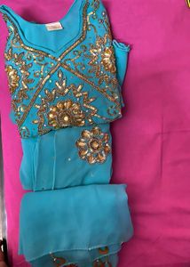 Short Anarkali Suit Set Available  For Sale