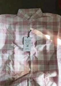 Pink &amp; White Checked Shirt