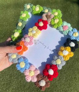 Handmade Crochet Puff Flowers