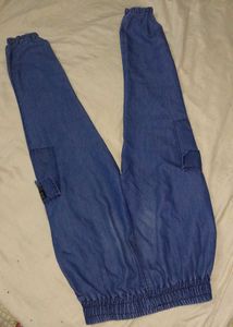 Denim Joggers - Women&#39;s
