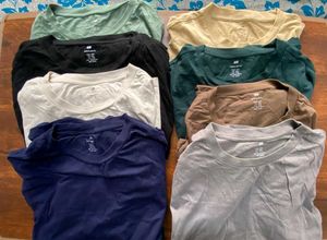 H&M Regular Fit Tshirt (PACK OF 8 - XXL)