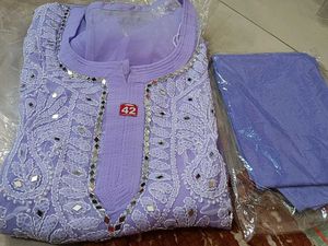 georgette lakhanvi kurti