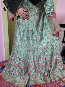 PAKISTANI KADAI DESIGNER Embroidery GOWN