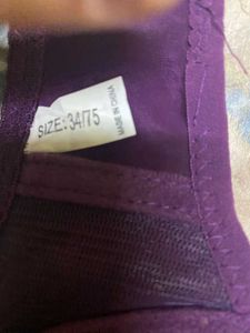 Purple Padded Bra
