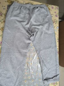Gray Casual Sweatpants