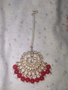 Necklace With Tika And Earrings