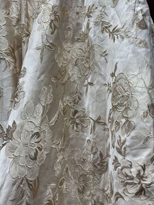 Cream Skirt with frills inside