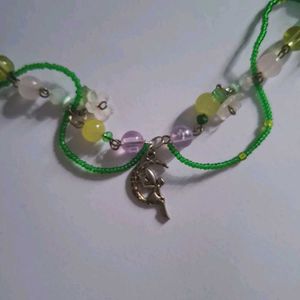 Whimsical Beaded Fairy Necklace