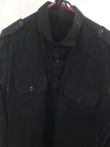 Classic Black Button-Down Shirt