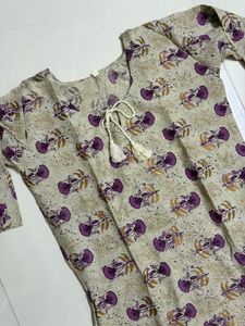 Floral Print Kurta
